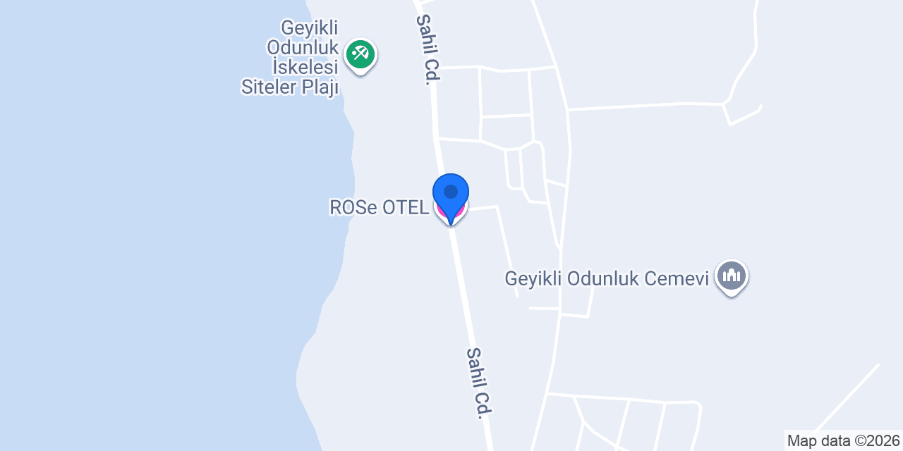 ROSe OTEL konumu