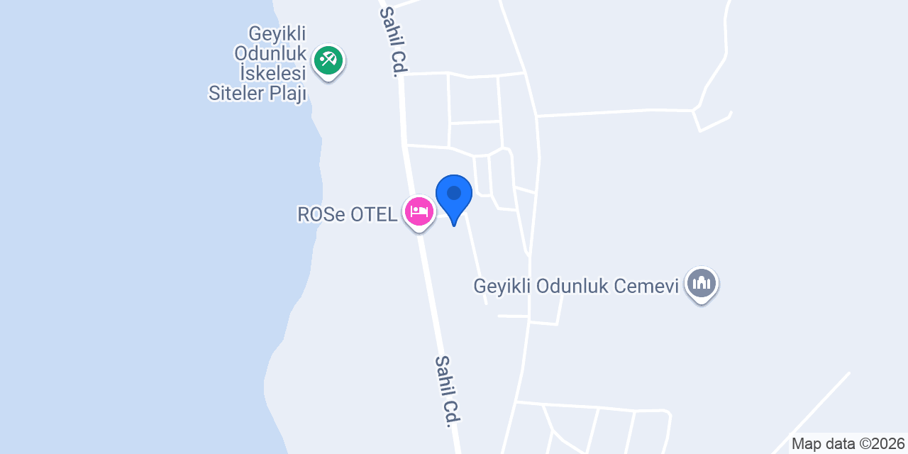 Şirin Resort Hotel Geyikli konumu