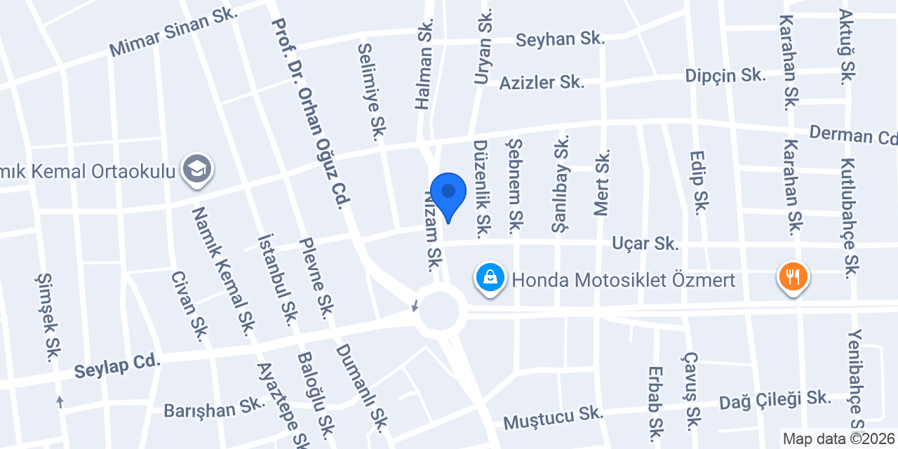 Kebapçı Çetin Usta konumu