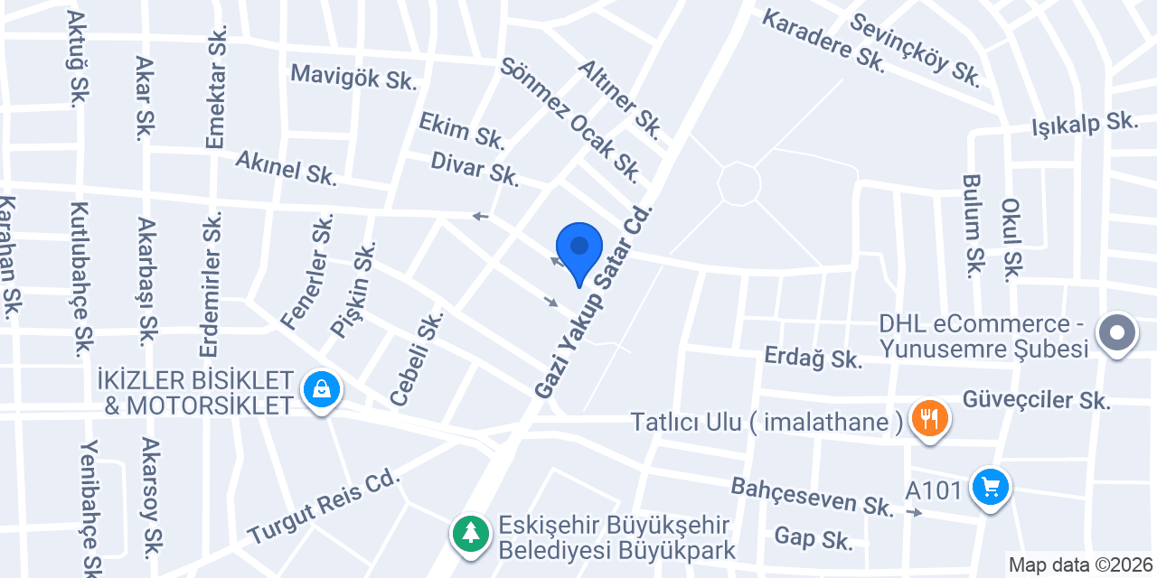 E.C.A. Yetkili Servis konumu