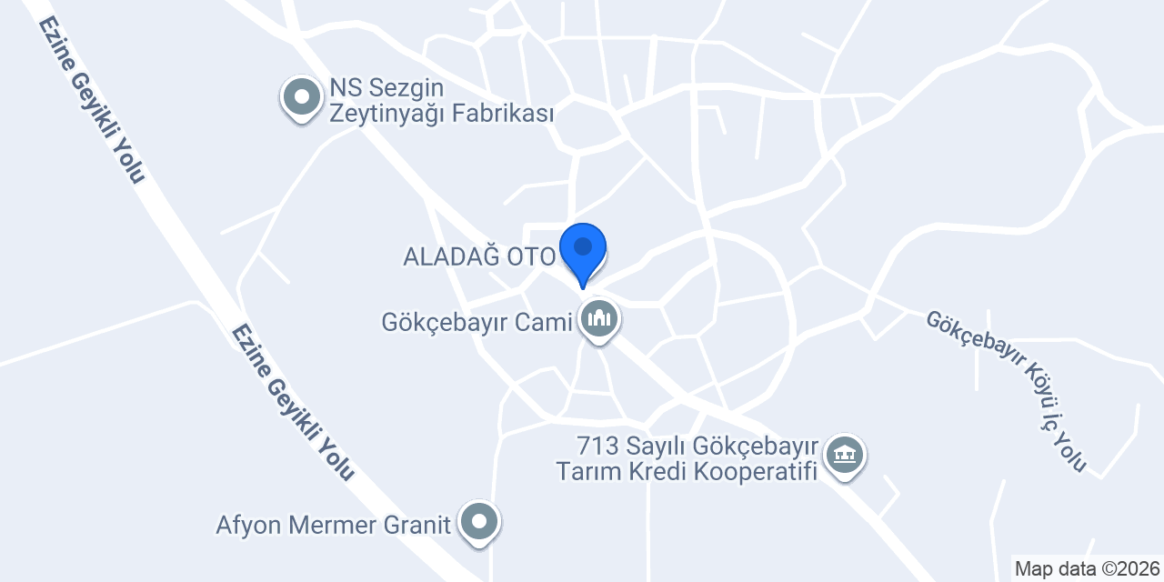 Gökçebayır Köyü Muhtarlığı konumu