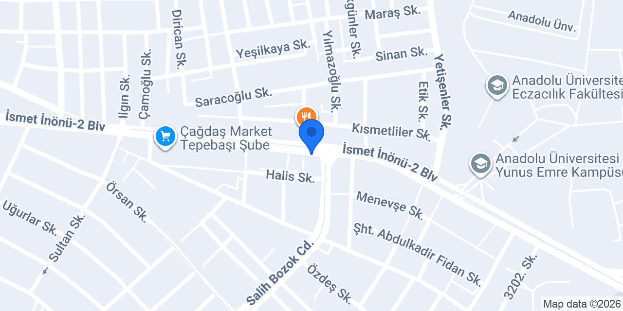 Elit Sürücü Kursu Uluönder Şubesi konumu