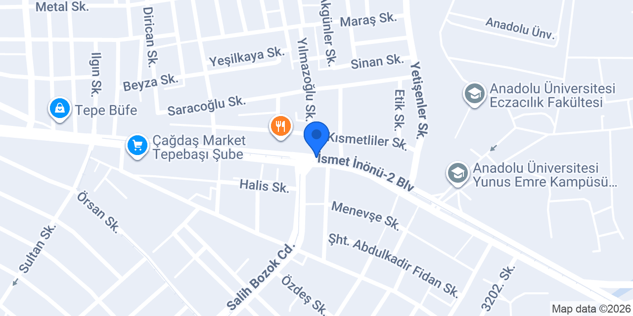 Eski Kafa Eskişehir konumu