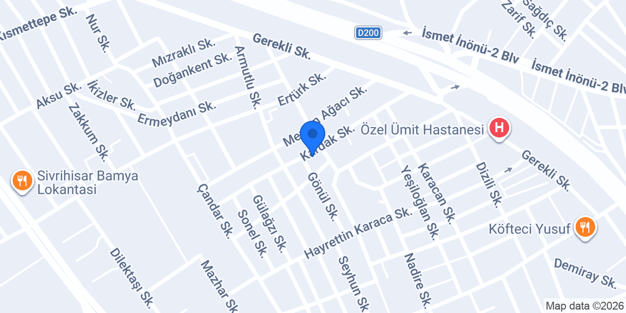 Batıkent kasabı konumu