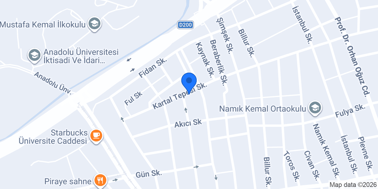 Nisa Kız Apart konumu