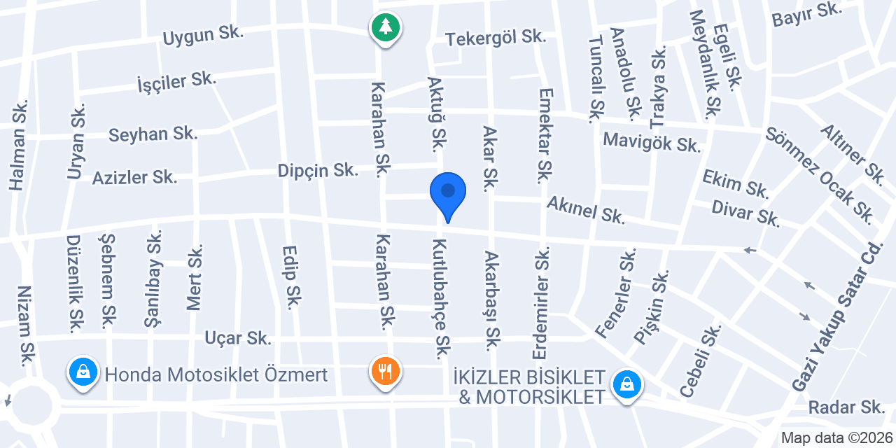Susam Taşfırın EKMEK EVİM konumu