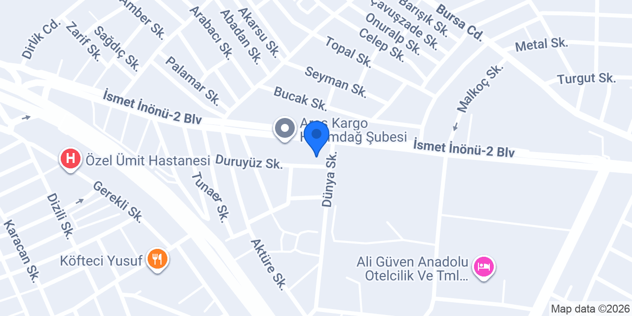 Demirbaş Çiğ Köfte Sarayı konumu