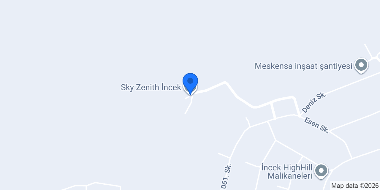 Sky Zenith İncek konumu