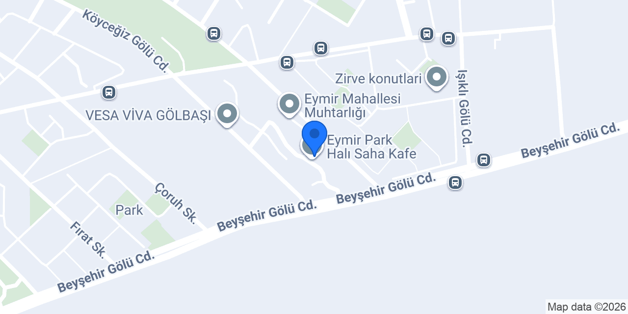 Eymir Park Halı Saha Kafe konumu