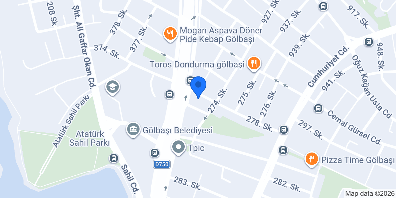 Gölbaşı Çiçek Market konumu