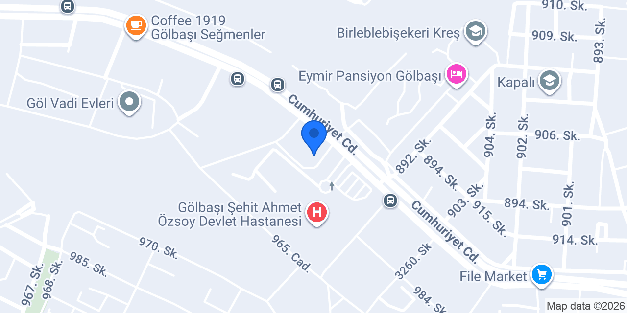 Dayı Kürek Lahmacun (Gölbaşı) konumu
