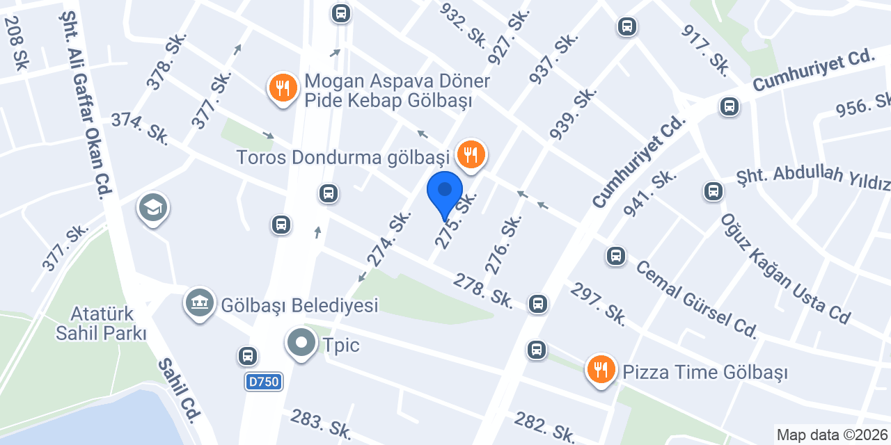 Palme Kitabevi Gölbaşı konumu