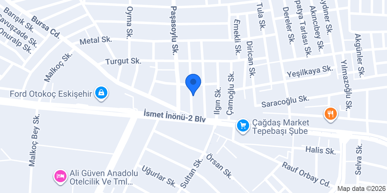 Çelebi Et konumu