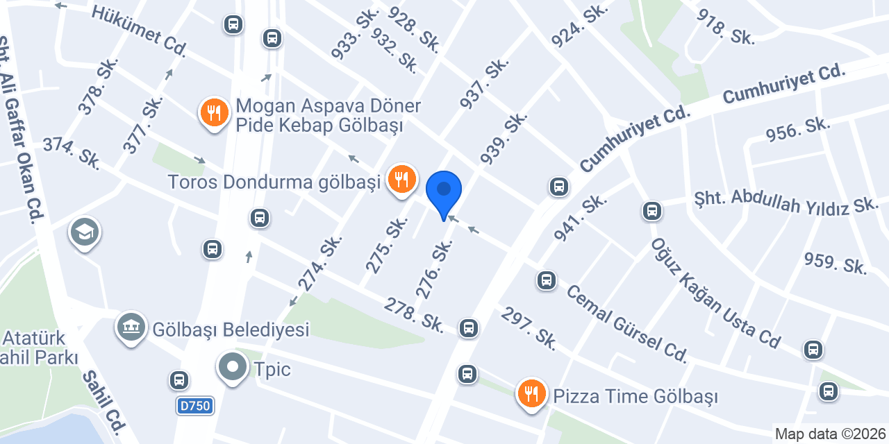 Vodafone Cep Merkezi konumu