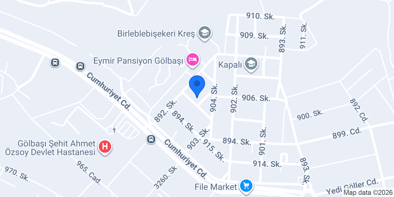 Çankaya Kedi Oteli konumu