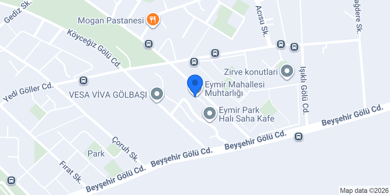 Eymir Mahallesi Muhtarlığı konumu
