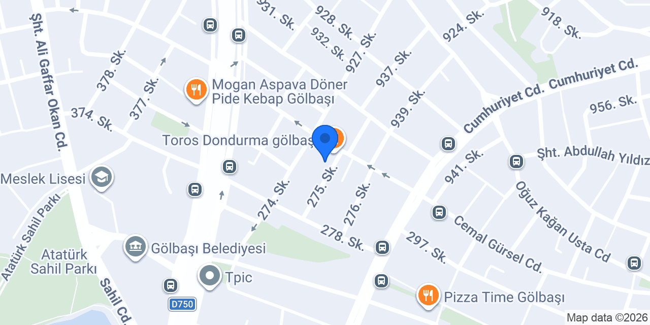 Gölbaşı Tuhafiye - Atlas Tuhafiye konumu