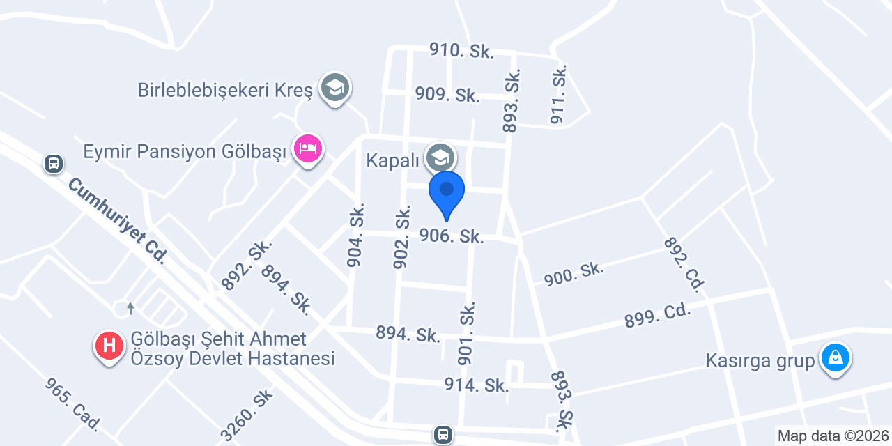 Afacanlar Parti ve Oyun evi konumu