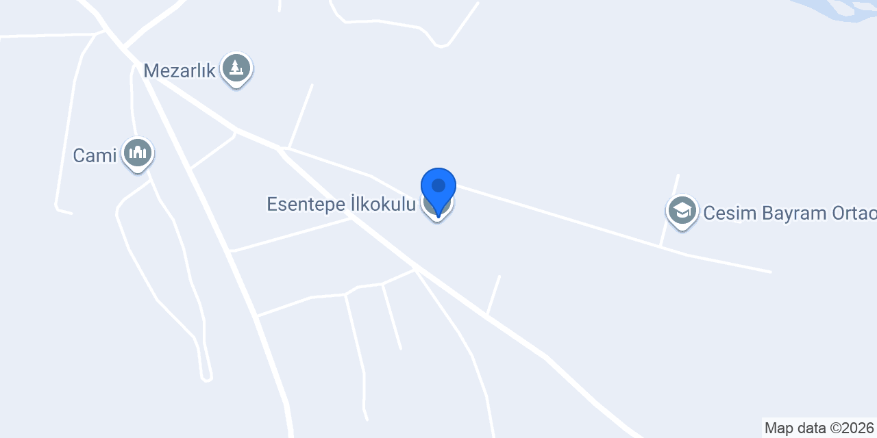 Esentepe İlkokulu konumu