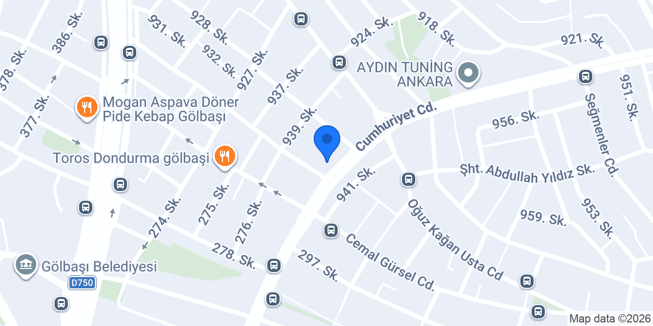 OGUZ EV CONCEPT GÖLBAŞI ŞUBE konumu