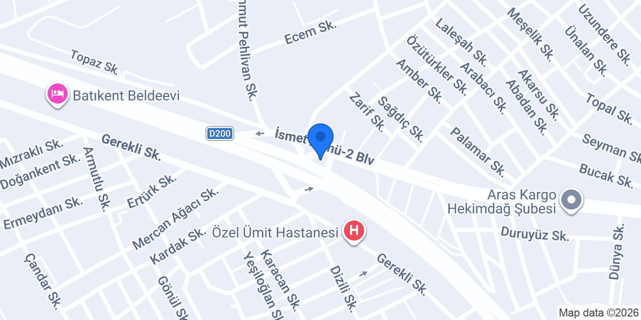 Barış Oto Lastik konumu