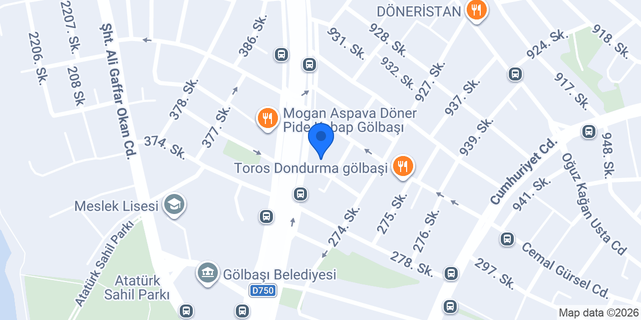 YC Apart Gölbaşı konumu