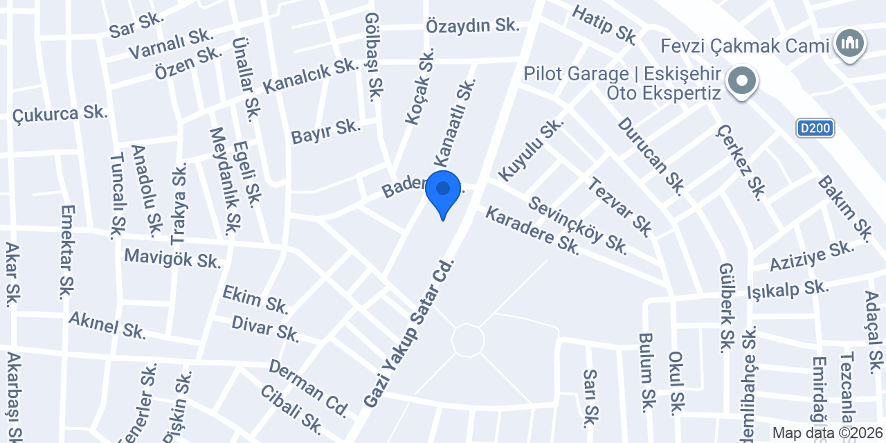 Yıldız Teknik Mekanik Tesisat konumu