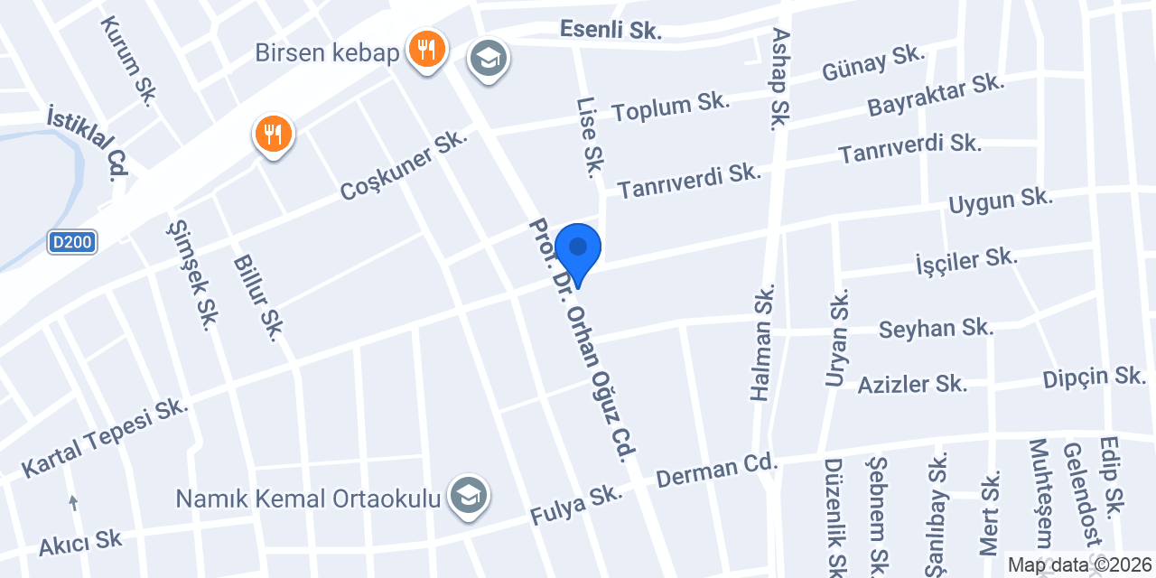 Sofra Kebap konumu