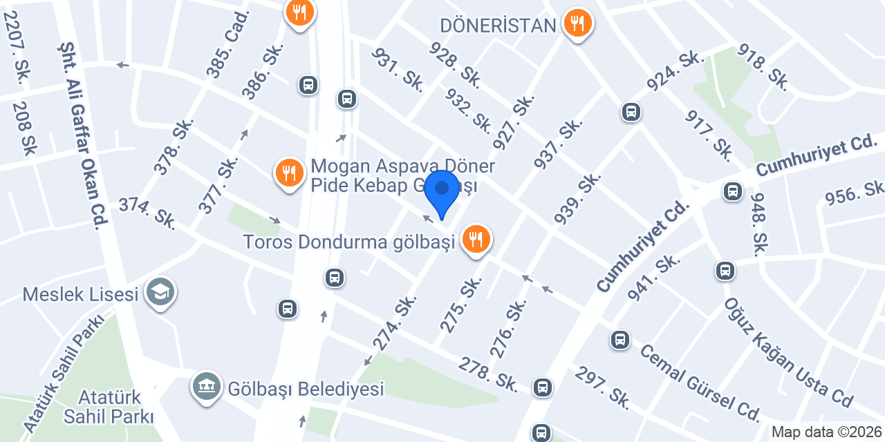 Gölbaşı Kuyumcu Adem konumu