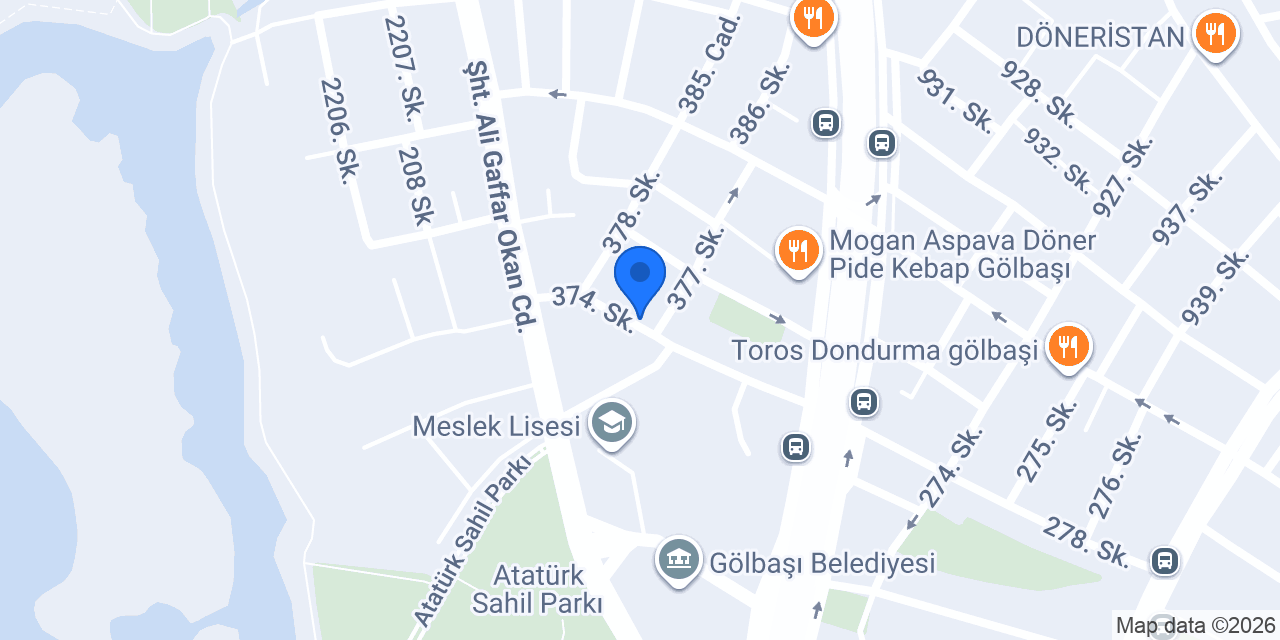 Aynet Kurumsal Hizmetler konumu