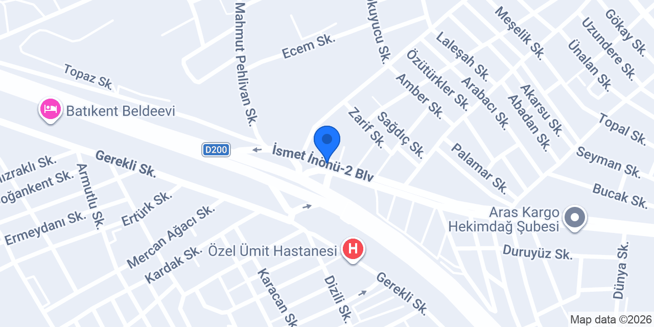 Hisar Oto Kurtarma konumu