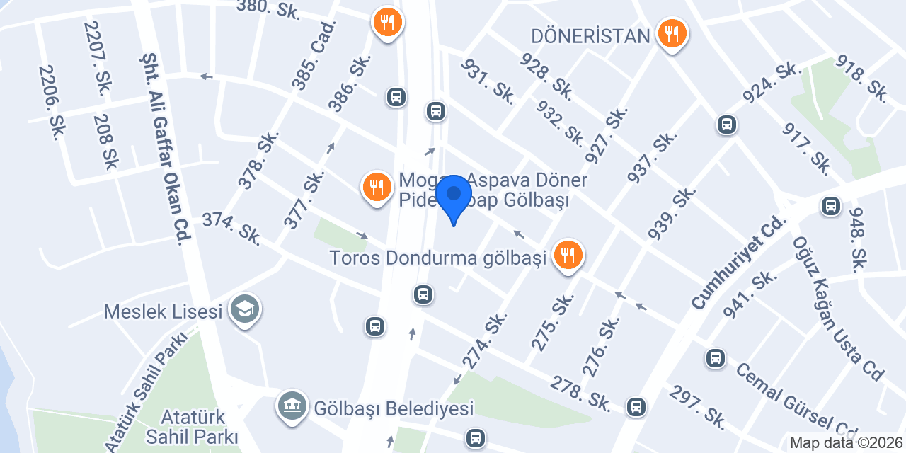 Ziraat Bankası Gölbaşı Şubesi konumu