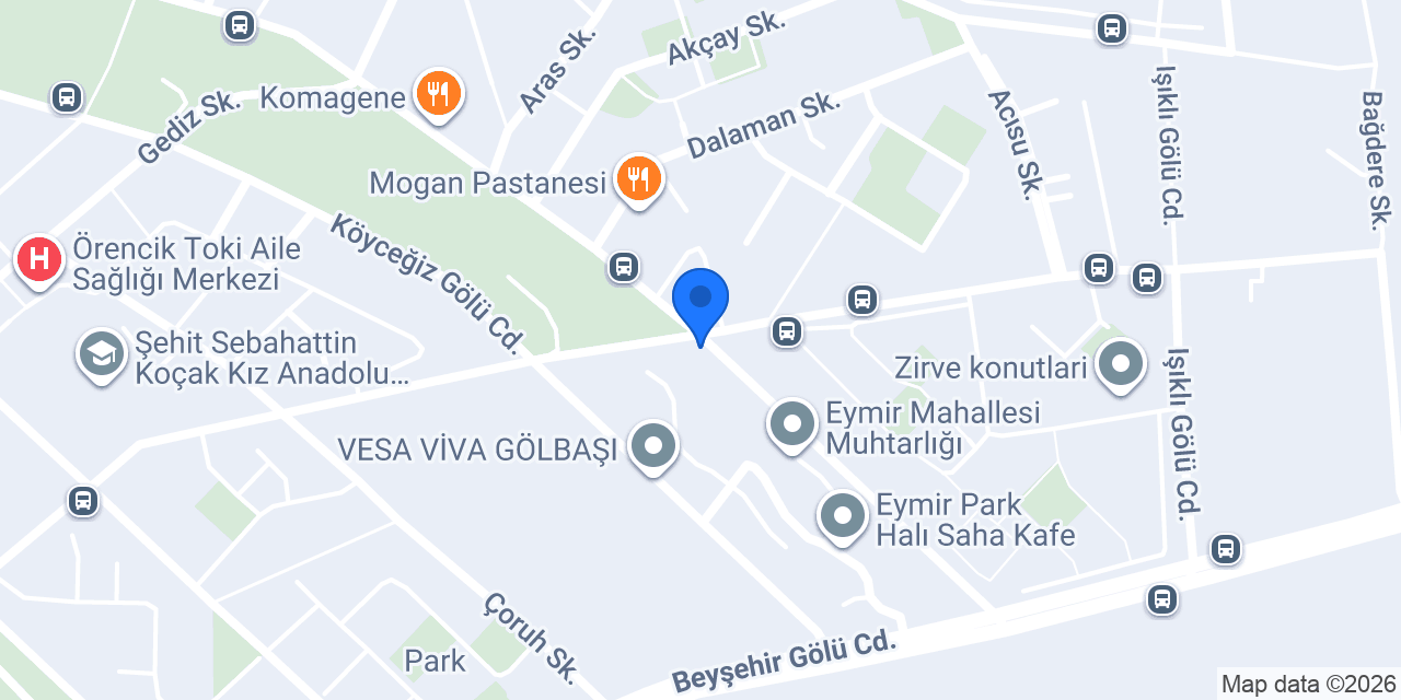Şen Öz gıda konumu
