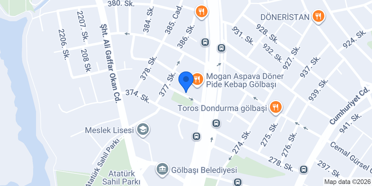 Göçeroğlu Yapı Market konumu