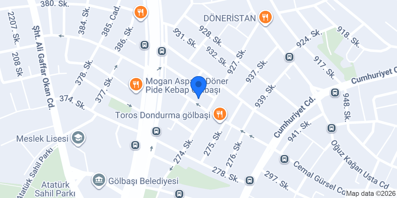 HUZUR İLETİŞİM CLK konumu