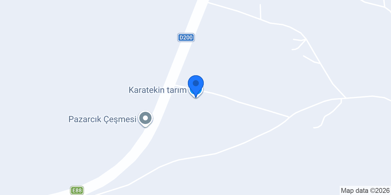 Karatekin tarım konumu