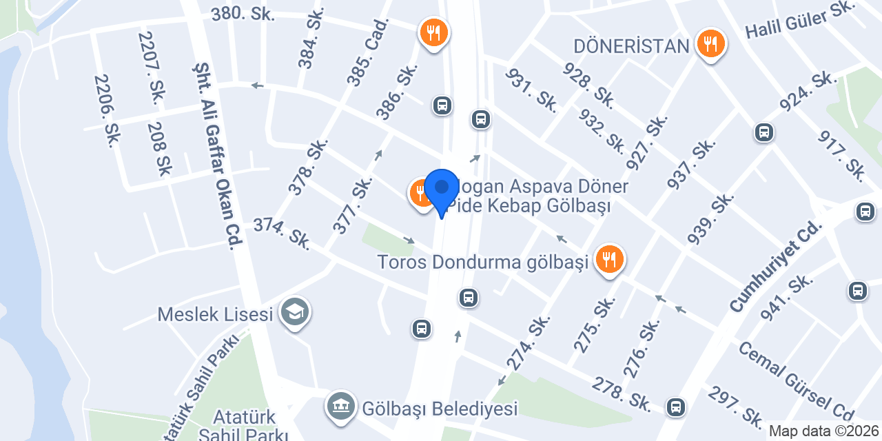Derya Optik konumu