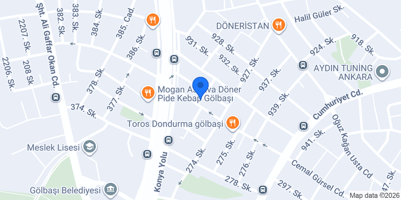 TÜRKMENLER RESTORASYON konumu
