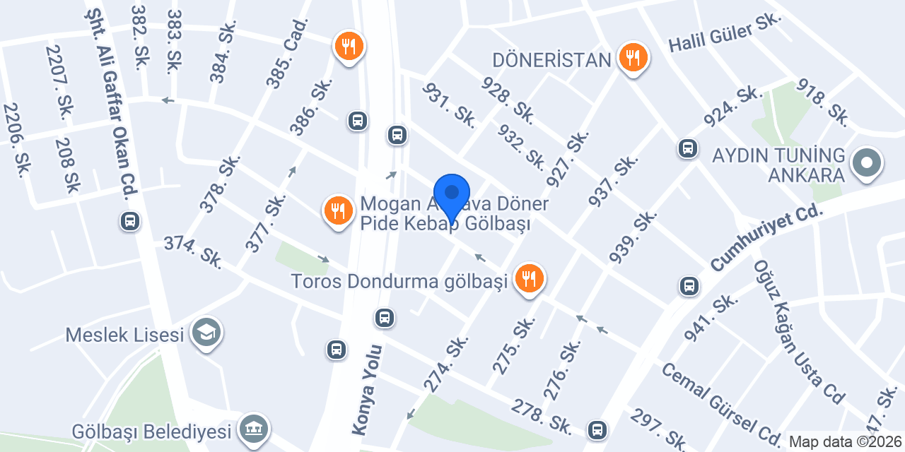 İnci Terzi konumu