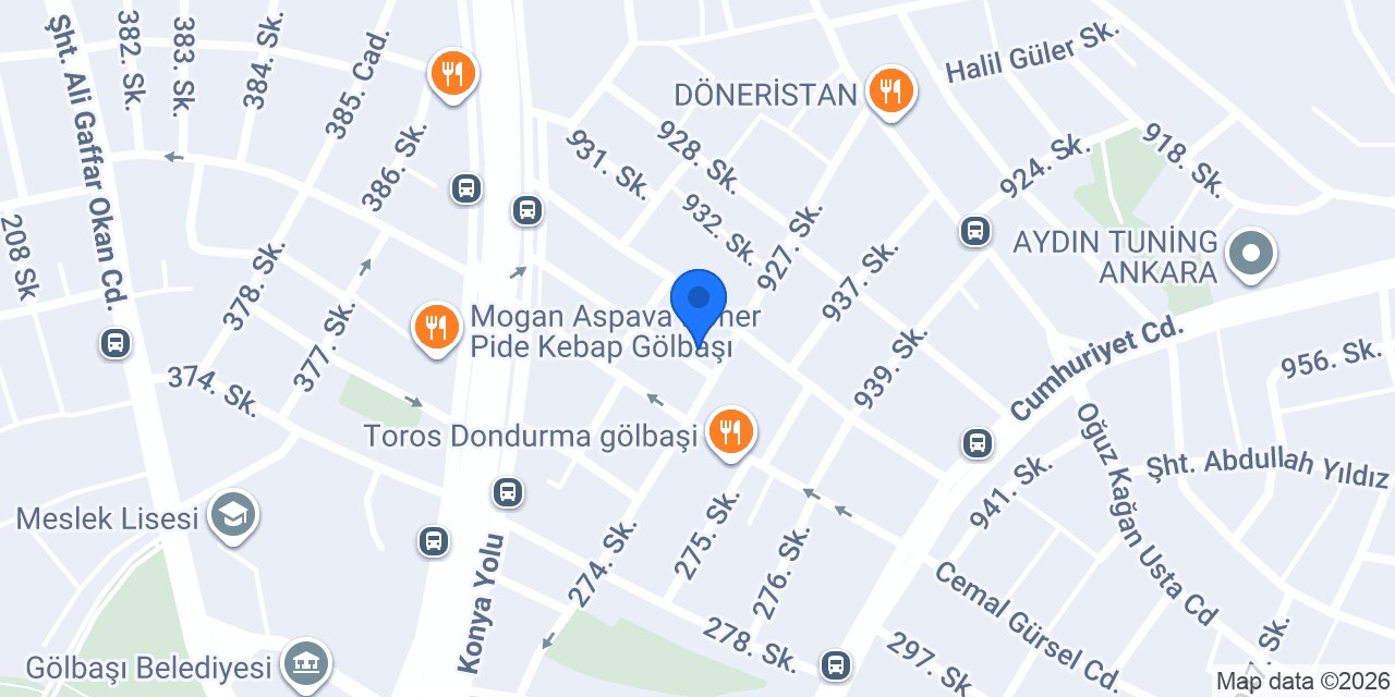 Minicity Gölbaşı konumu