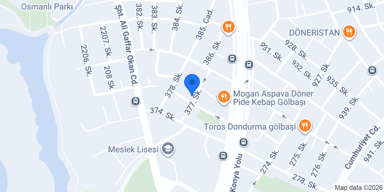 Ankara Veteriner Kliniği konumu