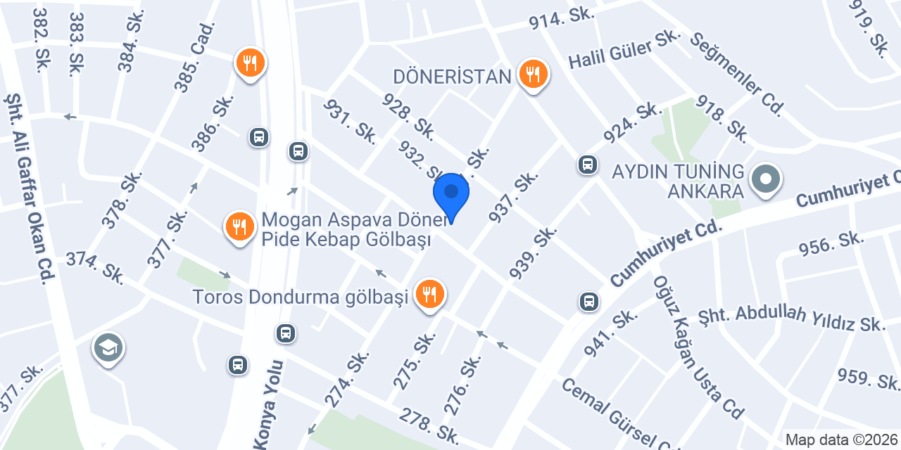Mogan Mobilya konumu