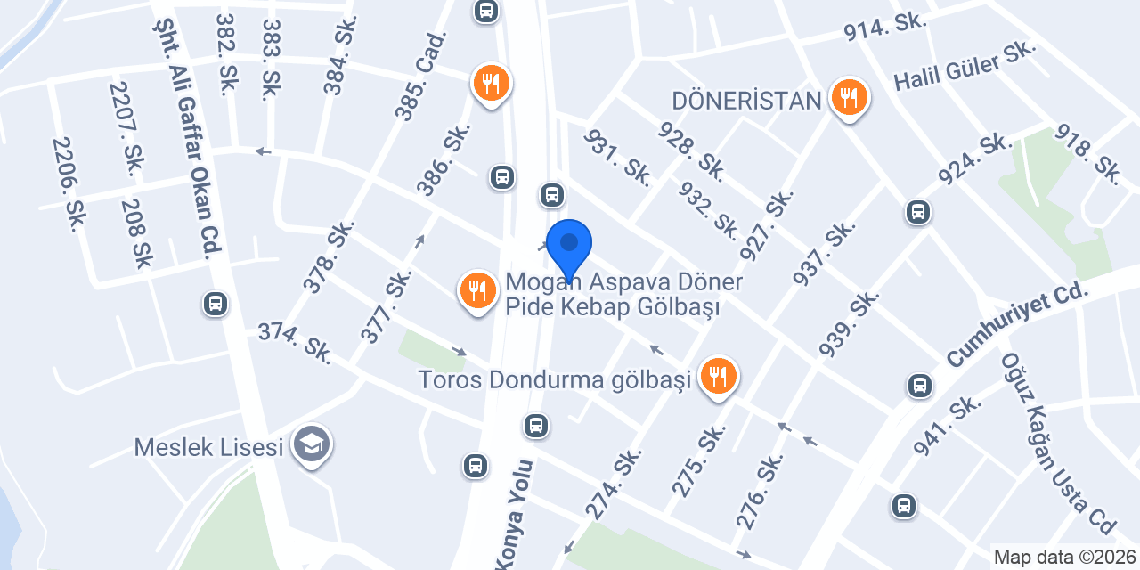 Damla Consept konumu