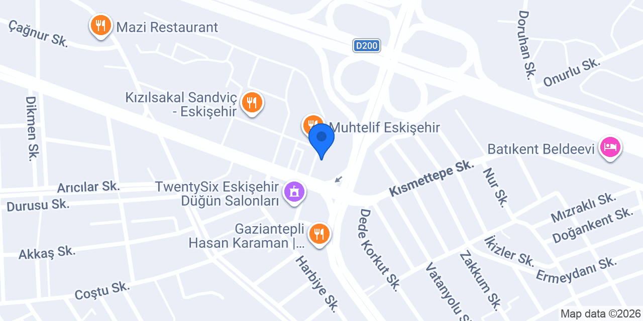 Alfemo Mobilya Eskişehir konumu