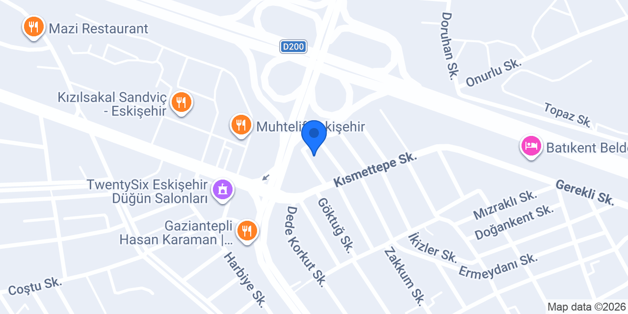 Batıkent Veteriner Muayenehanesi konumu