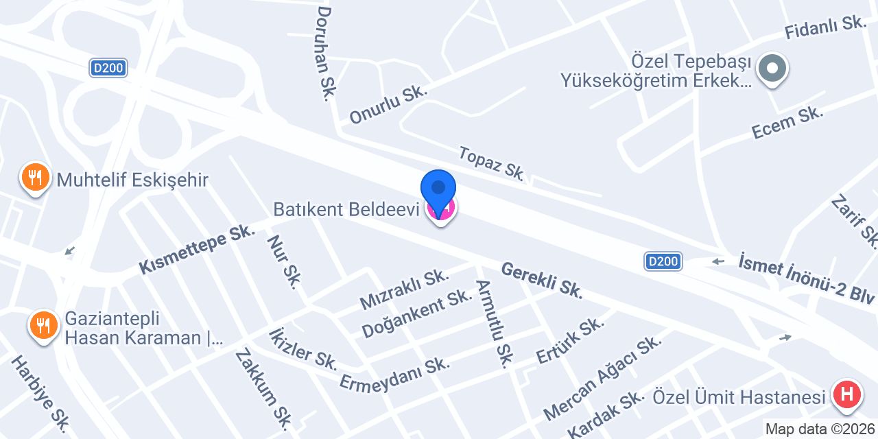Batıkent Beldeevi konumu