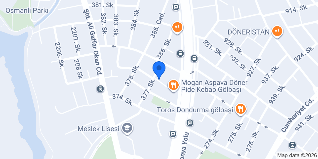 Yılmaz Konfeksiyon konumu