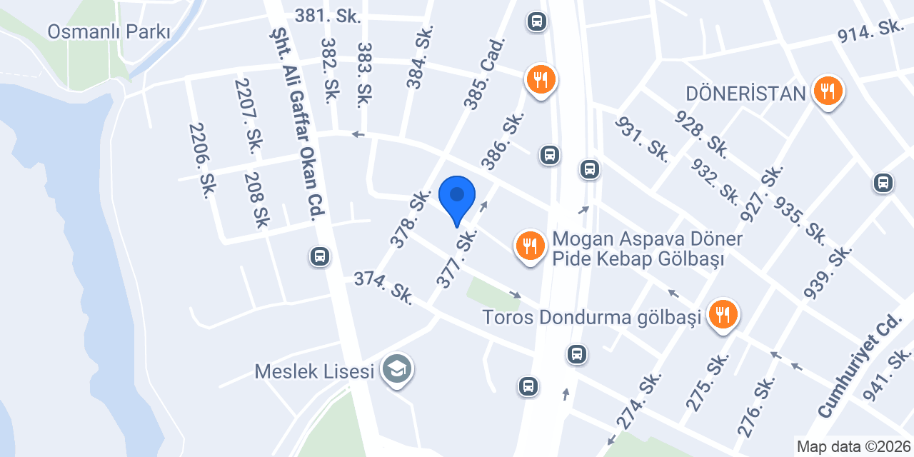 Gölbaşı çiçekçi tümer çiçek Evi konumu