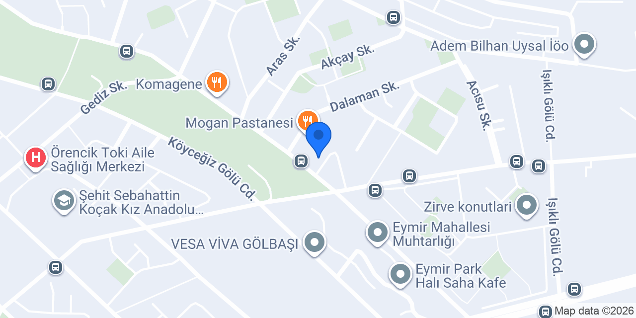 Park Eymir Ticaret Merkezi konumu