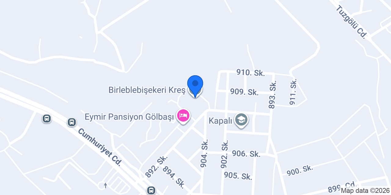 Birleblebişekeri Kreş konumu
